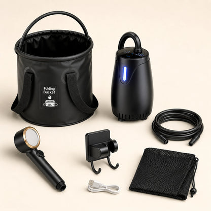 Rechargeable Outdoor Shower Kit
