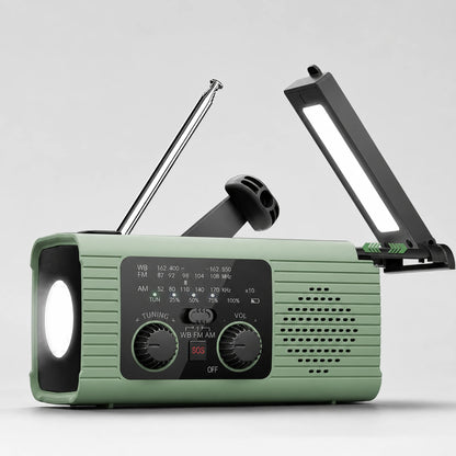 Solar Hand-Crank Emergency Radio