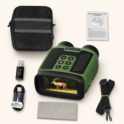 Digital Night Vision Binoculars — DT59- Green Green 4K+32G