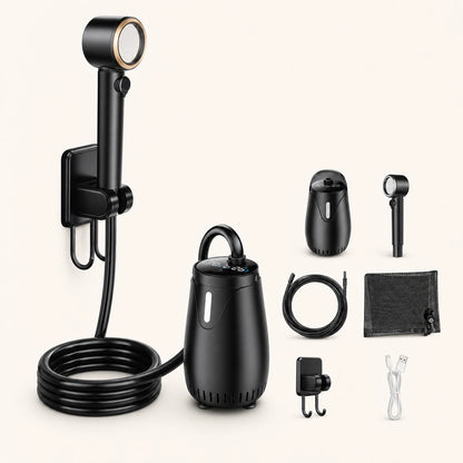 Rechargeable Outdoor Shower Kit — Configuration 25029