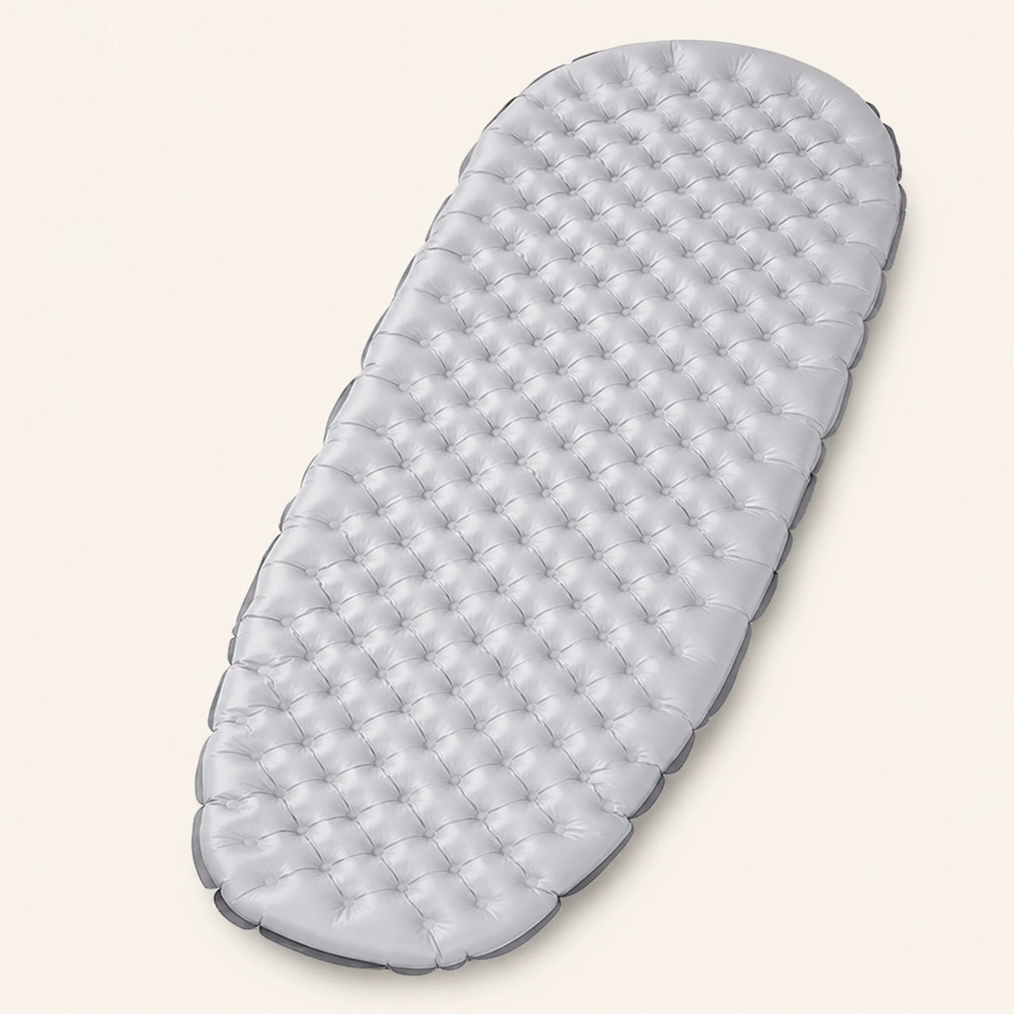 Insulated Inflatable Camping Mattress — Silver GrayMummy;198*63*10cm