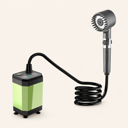 Portable Camp Shower Pump — 12000mAhGreen
