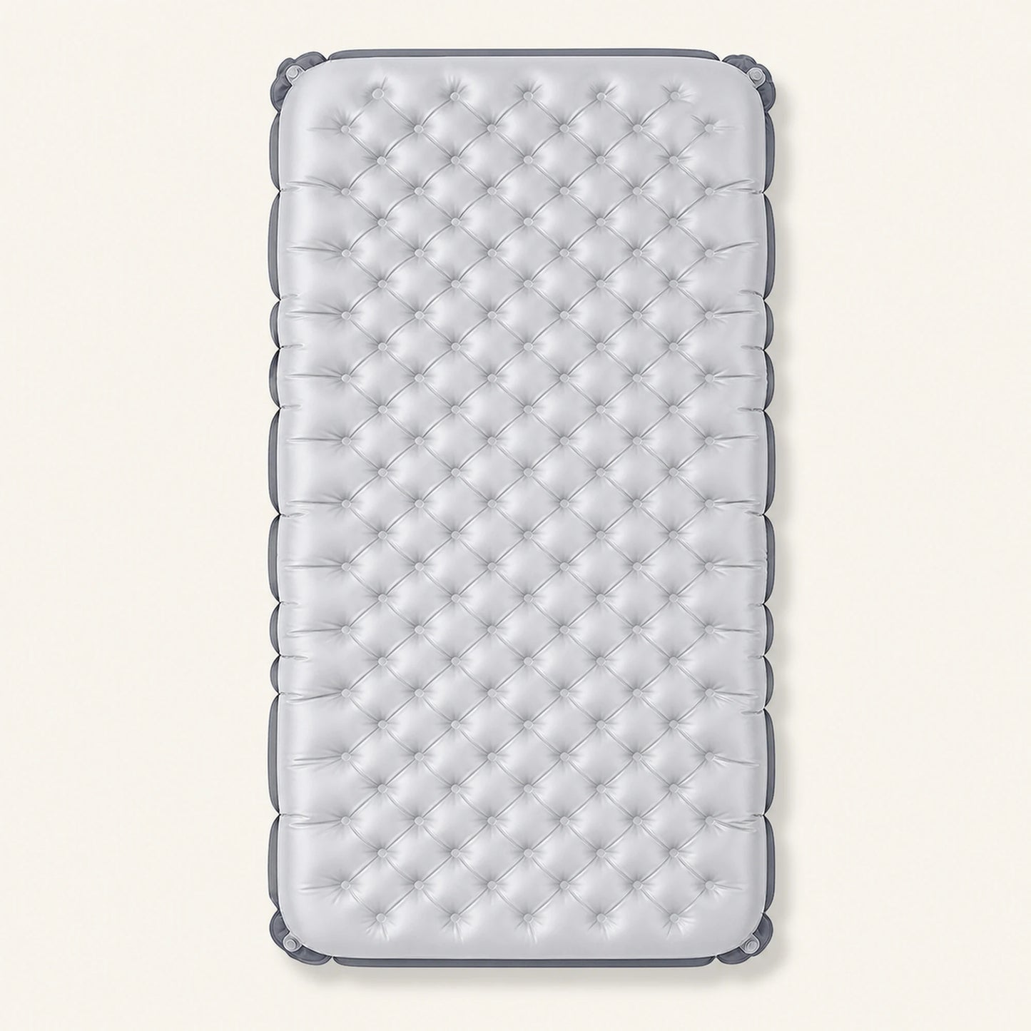 Insulated Inflatable Camping Mattress — Silver GrayRectangular;188*63*10cm