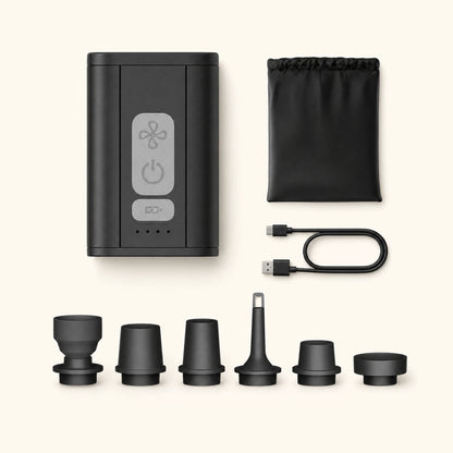 Mini Electric Air Pump — BlackInternational Model;2400mAh 35w